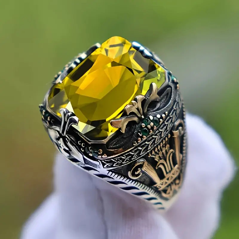 Gemstone Rings Fashionable Popular Simple Hundred Matching Size Available Party, Birthday, Holiday Gift
