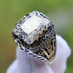 Gemstone Rings Fashionable Popular Simple Hundred Matching Size Available Party, Birthday, Holiday Gift