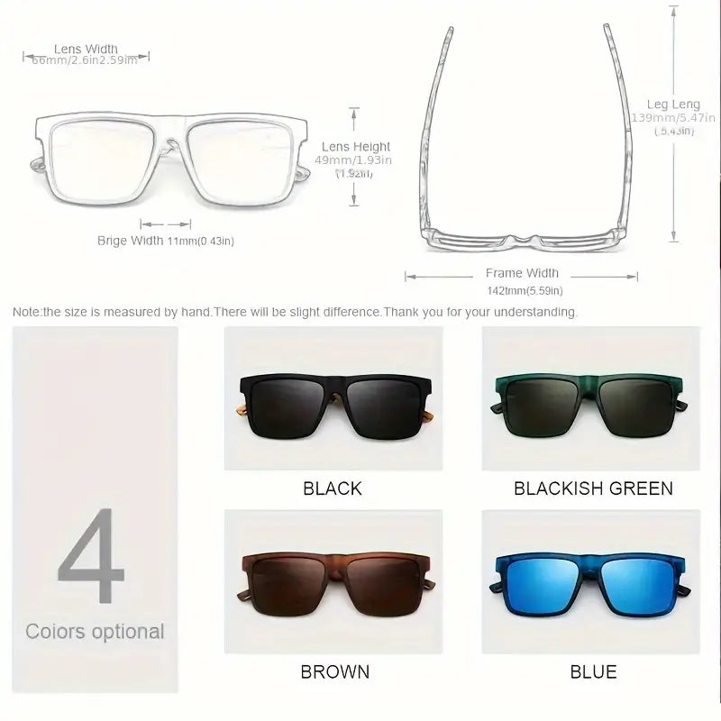 pc Men'S Retro Walnut Sunglasses, Ultra-Light Sunglasses For Men And Women, Exquisite Fashion Sunglasses, Without Battery