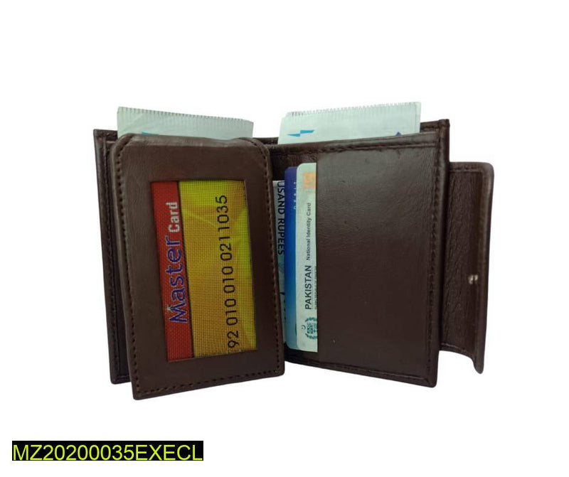 men's leader plain wallet: