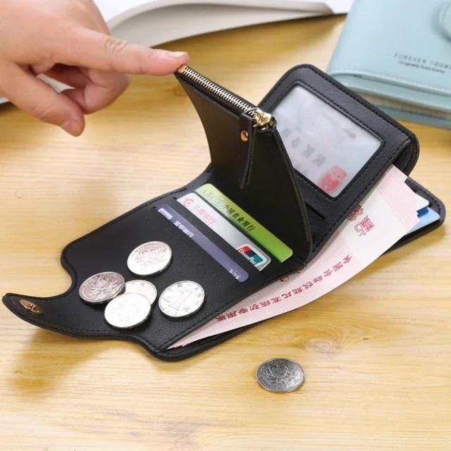 Men ,woman leader plain wallet