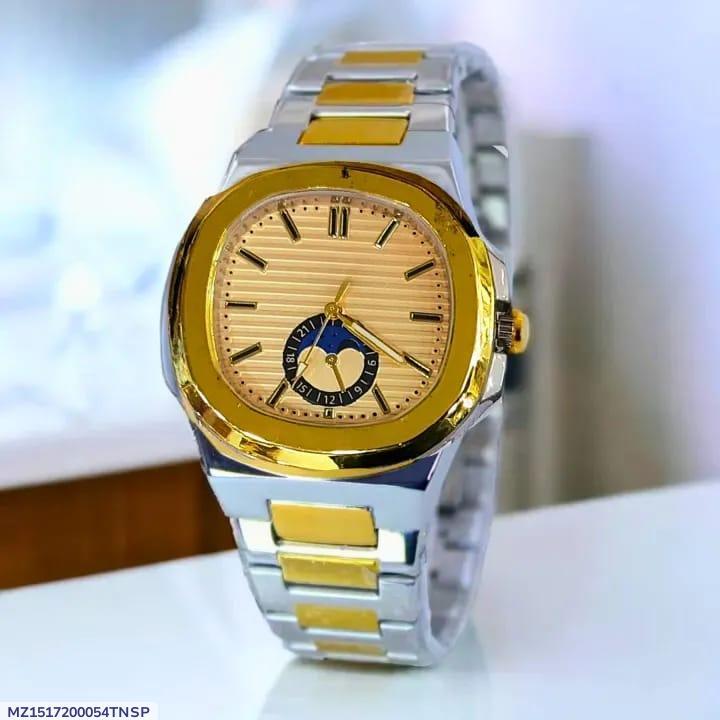 Men's movement quartz water resistant watch