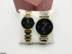 couple trending stainless steel watch