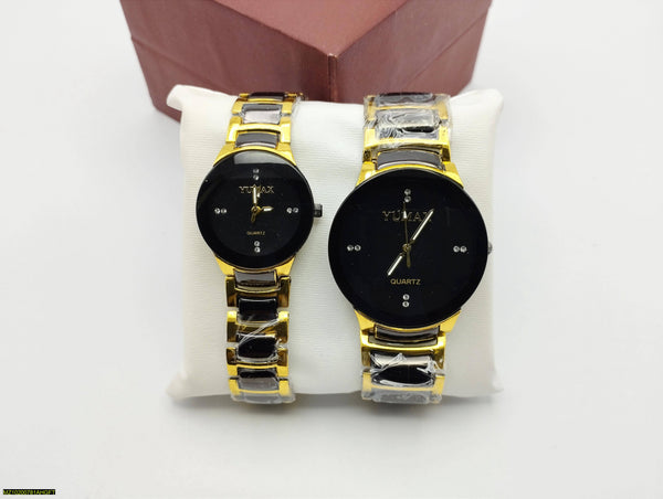 couple trending stainless steel watch